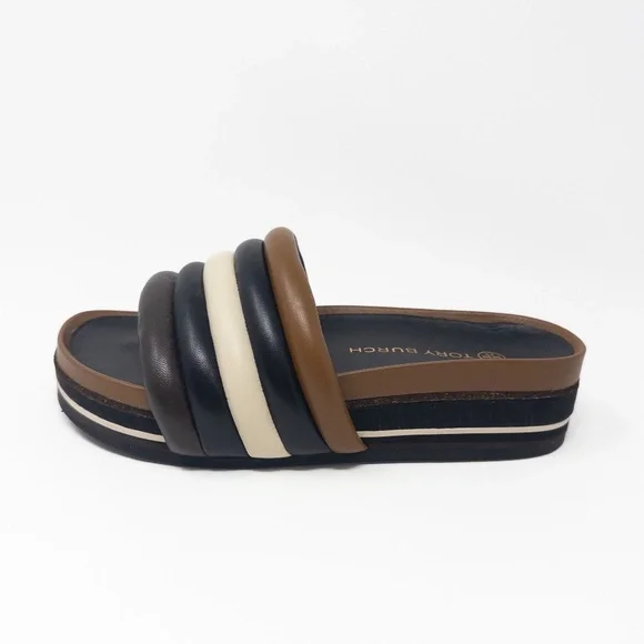 TORY BURCH シューズ　ブラック、ブラウン Tory Burch | Shoes | Tory Burch Quilted Colorblock Slide